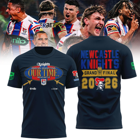 Limited Edition Newcastle Knights 2026 Grand Finals T-shirt
