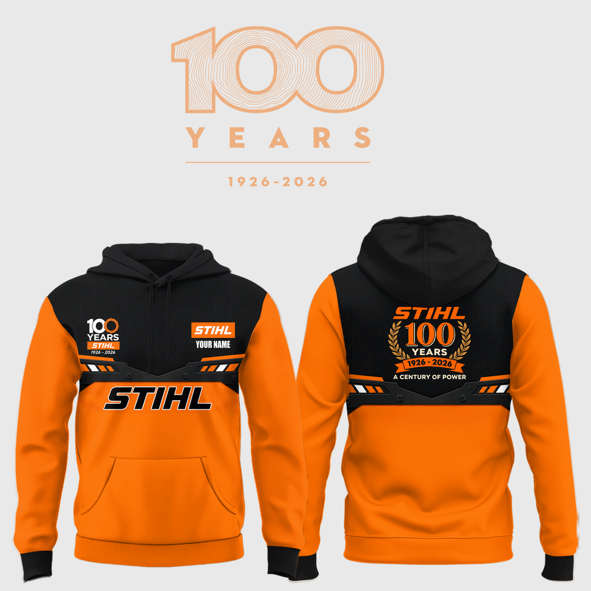 Limited Edition 100 Years Of STIHL Hoodie