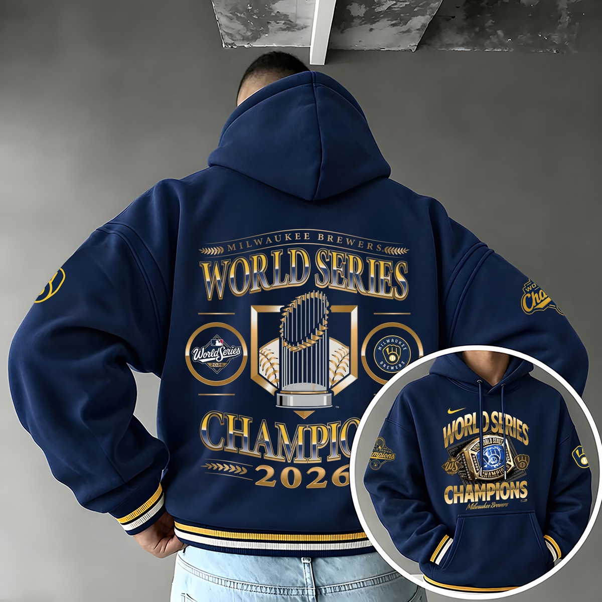 Limited Edition Milwaukee Brewers 2026 World Series Champions Hoodie