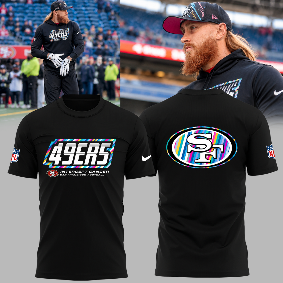Limited Edition San Francisco 49ers 2026 NFL Crucial Catch  T-shirt
