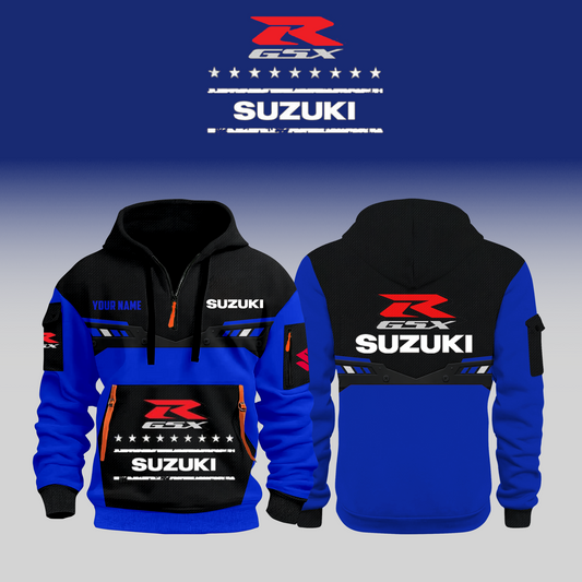 Limited Edition Suzuki RSX New Half Zip Hoodie