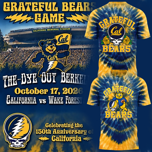 Limited Edition Cal Football x Grateful Dead T-shirt