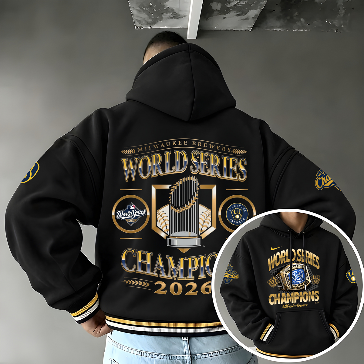 Limited Edition Milwaukee Brewers 2026 World Series Champions Hoodie