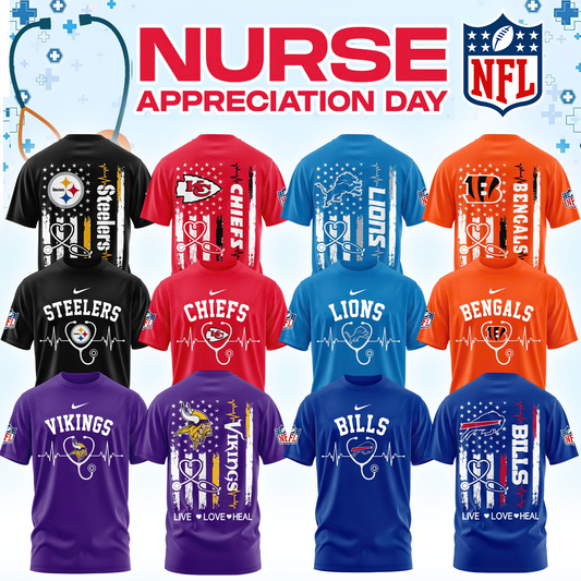All Team NFL x Nurse Appreciation Day 2026 T-Shirt